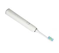Tomantery Brosse à dents électronique, 5 modes, brosse à dents électrique, moteur puissant IPX7 pour l'école (blanc)