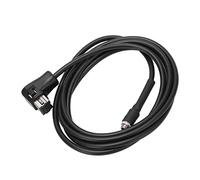 Tomantery Câble Adaptateur Auxiliaire Stéréo pour Voiture, Cordon D'Entrée Audio Radio Durable, pour Série, Entrée 3,5 Mm pour Les Amateurs de Musique, Matériau ABS
