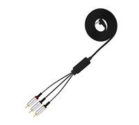 Tomantery Câble AV Durable de Cordon de TV D'abs de 1.5M pour 3000, Pièce de Rechange de Console pour Le Fil AV de Jeu de PS