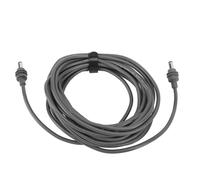 Tomantery Câble D'alimentation CC Satellite 18 AWG, Plug and Play Durable pour une Utilisation Intérieure et Extérieure, 1 unité (5,5 m)