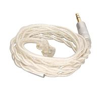 Tomantery Câble de Mise à Niveau des écouteurs, Noyau en Cuivre plaqué Argent, Réduit L'effet Stéthoscope pour Weston 1964, UE3X UE18, Cordon à 2 Broches de 0,78 Mm [compatible avec Divers modèles]