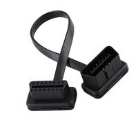 Tomantery Câble D'extension OBD 16 Broches Mâle vers Femelle, Adaptateur de Diagnostic pour une Opération de Diagnostic de Voiture Plus Longue, Fabrication Professionnelle, fabriqué en Matériau de