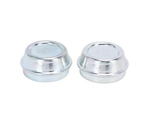 Tomantery Capuchon Anti-poussière de Moyeu de Remorque, Couvercle de Graisse en Acier galvanisé Durable pour Moyeu de Roue de Remorque Alko, 48 Mm - 2 Pièces pour la Protection de L'essieu de