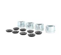 Tomantery Capuchon Anti-poussière pour Essieu de Remorque, Capuchons de Protection pour Centre de Roue, Couvercles de Graisse pour Camping-Car avec 8 Bouchons en Caoutchouc (2,72 Pouces, 7 000 à 8