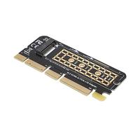 Tomantery Carte Adaptateur M.2 NGFF SSD vers PCI-E 3.0 X16, Riser Haute