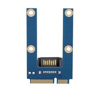 Tomantery Carte Adaptateur MSATA vers Convertisseur D'extension Efficace Mini vers 7 Broches Aucun Lecteur Requis pour Tout Système WinXP/Vista/Win7/Win8 32 Bits/64 Bits, MAC10.8 ou Supérieur