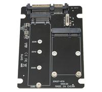 Tomantery Carte Adaptateur SSD Double Baie NGFF vers 3.0, Convertisseur Riser pour PC Portable et de Bureau