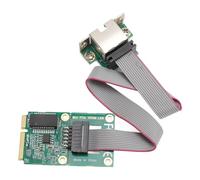 Tomantery Carte Réseau Gigabit Mini PCI-E Conçue avec Précision avec des Performances Stables pour Les Machines de Contrôle Industrielles, Ordinateurs Intégrés pour L'extension du Réseau Mini PCIe