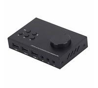 Tomantery Carte Son Externe USB, Conception Multimode pour, OS X, Adaptateur Audio Plug and Play pour PC Portable, Ordinateur de Bureau, Alliage D'aluminium