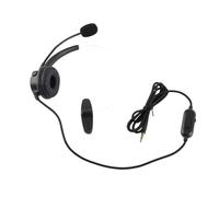 Tomantery Casque de Camionneur Mono Antibruit avec Appels Clairs pour Le Service Client, Casque 3,5 Mm pour Les Employés du Centre D'appels