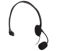 Tomantery Casque de Communication Antibruit, Casque de Service Client Réglable à Une Seule Oreille, Noir