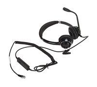 Tomantery Casque D'écoute Filaire Professionnel avec Suppression du Bruit, Casque Téléphonique Stable pour Centre D'appels, D'ordinateur Binaural Ergonomique pour Employés de Bureau (Interface RJ)