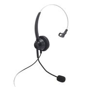 Tomantery Casque Téléphonique avec Microphone Antibruit, Confort Toute la Journée, pour Centre D'appels, Prise en Charge USB C vers USB 3,5 Mm, Noir