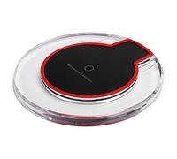 Tomantery Chargeur sans Fil Dock Pad de Charge Rapide pour, Chargeur Léger et Fin pour 8/X/XS / S9/S8, MicroUSB, pour Une Utilisation à Domicile et au Bureau