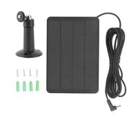 Tomantery Chargeur Solaire Ring 10 W, Panneau Solaire Ring pour Caméra Stick Up, Chargeur Solaire Portable IP65 Professionnel et Efficace pour Caméra Ring Spotlight pour Caméra Stick Up (Csp4w-dc-b)
