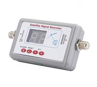 Tomantery Compteurs de Finisseurs par Satellite, Compteur de Résistance du Signal Sensibilité élevée -40 ~ -10 DBM Taille Compacte avec la Connexion LNB à REC pour Les Appareils Radio
