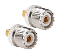 Tomantery Connecteur d'adaptateur Coaxial RF, Résistance Pratique Pratique Stable Connecteur UHF Stable Résistance Fiable à Haute Température à la Maison