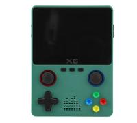 Tomantery Console de Jeu Rétro Portable pour Adultes, Fonction de Puce Puissante avec écran HD, Double Bascule, Carte Mémoire 32 Go (Verte)