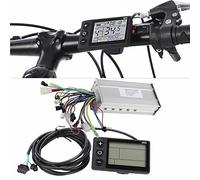 Tomantery Contrôleur électrique sans Balais, Panneau D'affichage LCD étanche pour Contrôleur de Moteur de Scooter de Vélo électrique 1000 W 24 V, Plastique Durable + LCD + Métal (1000W48V)