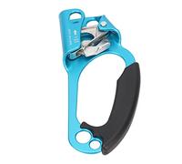 Tomantery Corde Ascension, Fixation Stable Ascender Ascender Spring Handle pour l'alpinisme (Bleu Droit)