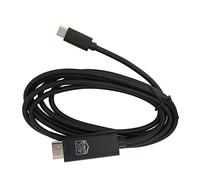 Tomantery Cordon Adaptateur D'interface Multimédia 4K Type C vers HD, Même Câble D'écran pour Téléphone TV, Cordon Noir de 1,8 M sans Lecteur pour Films, Jeux, Prise de Parole en Public