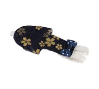 Tomantery Couche Réglable en Coton Doux pour Oiseaux avec Motif Nœud Papillon pour Perroquets, Pinsons, Calopsittes, Poche Intérieure et Bandoulière, Vêtements pour Couches pour Oiseaux (25,5 cm