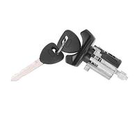 Tomantery Cylindre de Serrure D'allumage Durable et Facile à Installer pour F3DZ11582E avec clé pour Fourgon E150 1992-95, ABS + Aluminium, 1 Jeu Applicable pour les Amateurs de Voitures