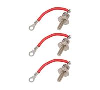 Tomantery Diode de Redresseur de Générateur ZX25 12 Haute Puissance 25A pour Pièces de Rechange, Matériau en Fer pour Utilisation en Extérieur (Ligne Rouge Positive)