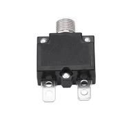 Tomantery Disjoncteur Thermique AC 125/250 V, Protecteur de Surcharge, Conception Compacte et Durable pour L'industrie, Métal Noir 1 Pièce (15A)