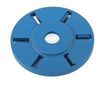 Tomantery Disque de Sculpture sur Bois en Acier allié de Haute dureté, Fraise Tranchante à 6 Dents, Durable et Facile à Utiliser, Diamètre de 3,5 Pouces pour la Sculpture des Racines, Outil de (lame