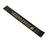 Tomantery Écharpe de Remise de Diplôme de Classe 2023, 10 Pièces, étole élégante à Paillettes Dorées, J'ai Obtenu Mon Diplôme pour la Fête