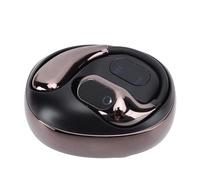 Tomantery Écouteurs de Traduction Polyvalents, 4 Modes, 80 Langues, 5 Heures de Temps de Travail pour Un Apprentissage Pratique des Langues, Matériau ABS (Noir)