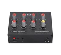 Tomantery Égaliseur Numérique de Voiture à 7 Bandes pour Un Son de Haute qualité, Matériau en Alliage D'aluminium