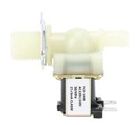 Tomantery Électrovanne électrique en Plastique, Guide 1 Voie Durable pour la Maison Utilisant une Vanne D'eau 220V 1/2 Pouces
