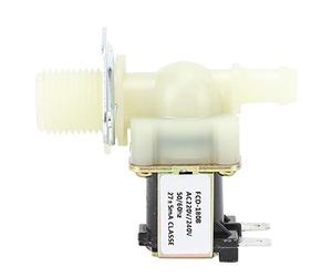 Tomantery Électrovanne électrique en Plastique, Guide 1 Voie Durable pour la Maison Utilisant une Vanne D'eau 220V 1/2 Pouces