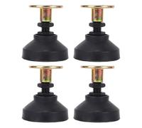 Tomantery Élévateur de Meubles Réglable, capacité de Poids Robuste, Réduit Le Niveau de Bruit pour Tables, Chaises, étagères, 4 Pièces, Noir