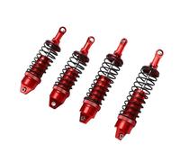 Tomantery Ensemble D'amortisseurs RC en Alliage D'aluminium, Amortisseur Rempli D' Haute Performance pour Slash 4x4 1/10 RC, Suspension Avant et Arrière de Voiture sur Chenilles, Mise à Niveau pour