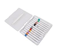 Tomantery Ensemble de Stylos Marqueurs de Peinture Acrylique Polyvalents 12 Couleurs pour L'écriture Artistique, le Dessin, L'artisanat, les œuvres D'art Professionnelles et les Cadeaux