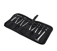 Tomantery Ensemble D'outils de de Jardin bonsaï, Sac de Rangement de sans Effort pour Verger en Acier Inoxydable 6 Pièces