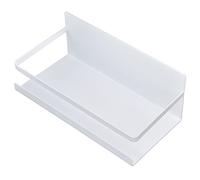 Tomantery Étagère de Cuisine Magnétique Peu Encombrante pour Le Rangement, étagère Pratique en Fer à Un Seul Niveau pour Une Cuisine Soignée, Convient pour Les Bouteilles D'épices, Les Torchons, la