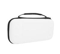 Tomantery Étui de Transport pour Console de Jeu Portable, Résistant aux Rayures, Résistant à l'eau, étui Rigide pour 2 avec Un Grand Espace de Rangement pour Les Voyageurs et Les Joueurs, PU Noir