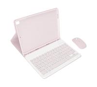 Tomantery Étui pour Tablette Protection Complète Précision Incision pour Tablette iOS 9.7 Air 1/2 Ensemble Clavier et Souris sans Fil BT pour Le Travail et Le Divertissement Cuir PU et Matériau ABS