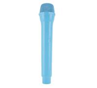 Tomantery Faux Accessoire de Microphone Léger en Plastique pour L'entraînement au Cosplay, Microphone simulé Portable pour Enfants Faisant Semblant de Jouer en Matériau ABS (Bleu)