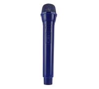 Tomantery Faux Accessoire de Microphone Léger en Plastique pour L'entraînement au Cosplay, Microphone simulé Portable pour Enfants Faisant Semblant de Jouer en Matériau ABS (Bleu foncé)