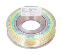 Tomantery Filament PLA Multicolore en Soie Brillante de 1.75mm, Consommable de Modélisation D' 3D, 200g pour L'artisanat de Bricolage, L'enseignement en Classe