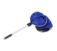 Tomantery Filet de Pêche pour Aquarium Semi-perméable, 30 Cm avec Long | Filet de transfert de poisson souple avec poignée en alliage d\'aluminium, pour grands réservoirs de carpes koï