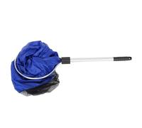 Tomantery Filet de Pêche pour Aquarium Semi-perméable, 30 Cm avec Long | Filet de transfert de poisson souple avec poignée en alliage d\'aluminium, pour grands réservoirs de carpes koï
