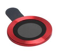 Tomantery Film de Protection de Caméra Arrière Ultra Fin Haute Définition pour 11/12/12 Mini, Protection à 360° en Alliage D'aluminium + Verre trempé pour les Amateurs de Photographie (Rouge)