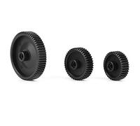 Tomantery Follow Focus Gear Kit Équipement de Mise au Point Durable de Haute qualité pour Fotga 3 Pièces ABS 38T 43T 65T 0,8 Mm pour Accessoires D'objectif Photographes