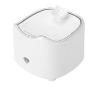 Tomantery Fontaine d'eau Automatique pour Chat, Distributeur de Boisson Silencieux à énergie Solaire pour Plusieurs Animaux de Compagnie, 1,8 L, Matériau ABS